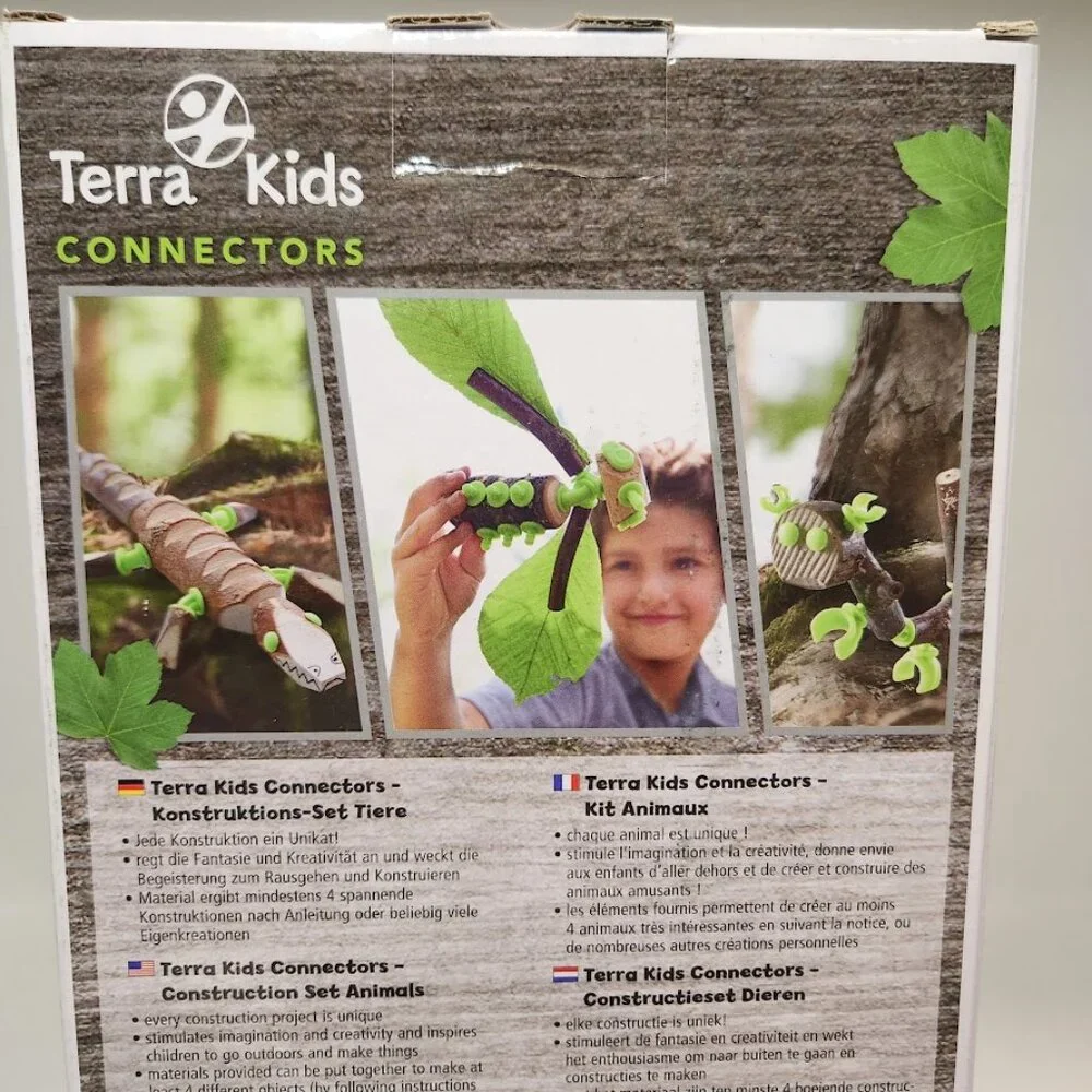HABA Terra Kids Connectors Backyard Nature Craft Kit STEM ENGINEERING EASTER BAS